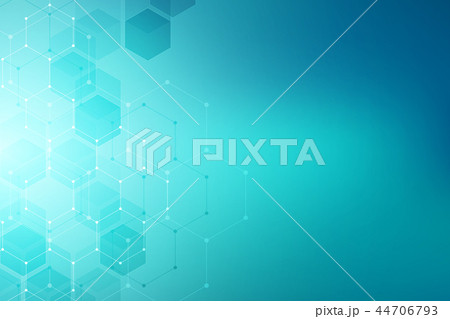 Medical background from hexagons. Geometric elements of design for modern communications, medicine Medical background from hexagons. Geometric elements of design for modern communications, medicine 44706793