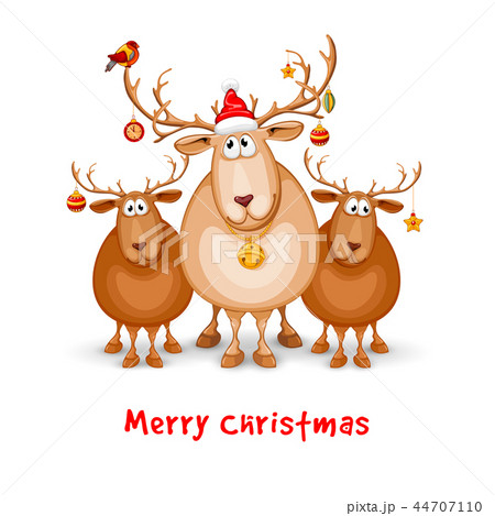 Merry Christmas and Happy New Year greeting Merry Christmas and Happy New Year greeting 44707110