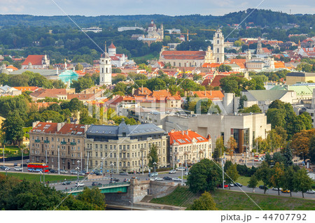 Vilnius. Aerial view of the city. Vilnius. Aerial view of the city. 44707792