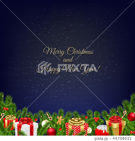 Christmas Retro Postcard 44708031