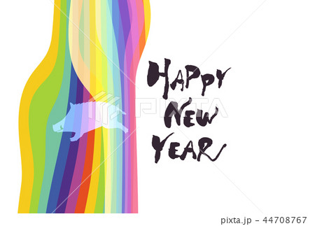 亥年年賀状 44708767