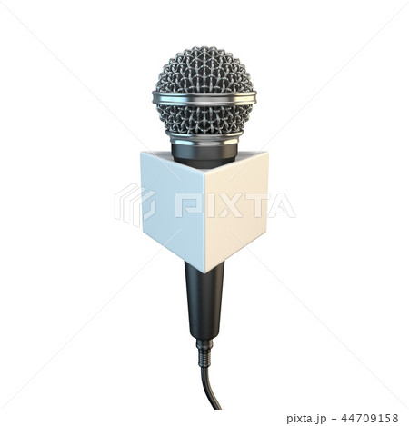 Classic microphone 3D 44709158