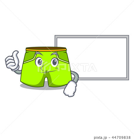 Thumbs up with board character style short pant for hangout 44709838