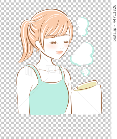 擊中火輪的婦女的例證 擊中火輪的婦女的例證 44713826