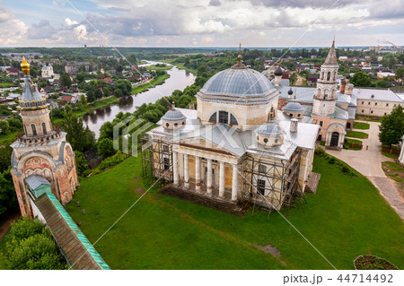 View from the bell tower of Monastery in Torzhok View from the bell tower of Monastery in Torzhok 44714492