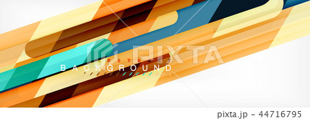 Abstract colorful lines, modern geometric background design 44716795