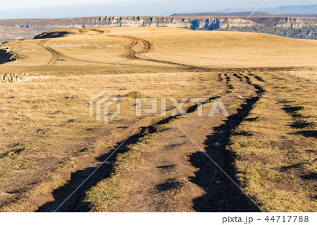 dirty road on top of Bermamyt mountain Plateau 44717788