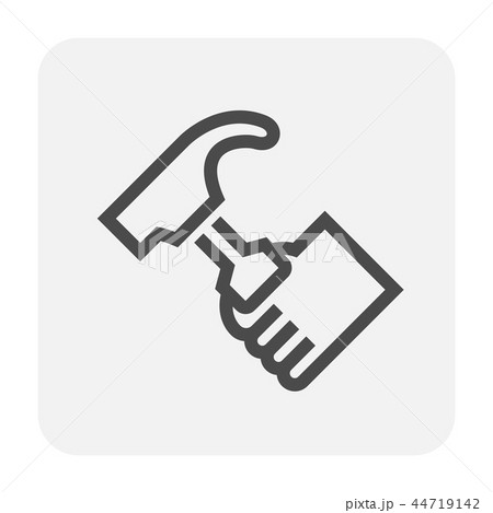 hammer icon black 44719142
