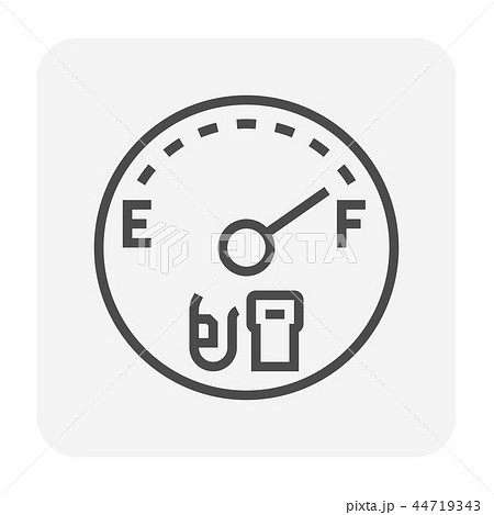 gas gauge icon 44719343