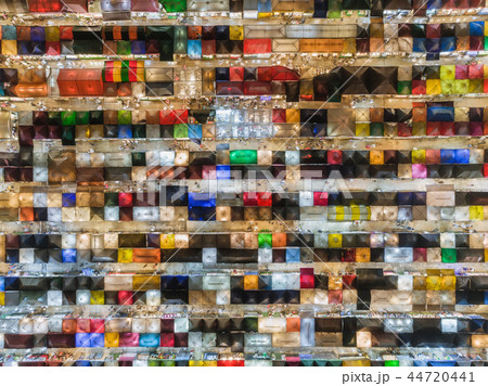 Aerial view Ratchada train night market in Bangkok Aerial view Ratchada train night market in Bangkok 44720441