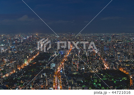 【阿倍野ハルカス展望台からの眺望】 (高解像度版) 大阪府大阪市阿倍野区阿倍野筋１ 44721016