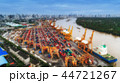 Container ship and container warehouse 44721267