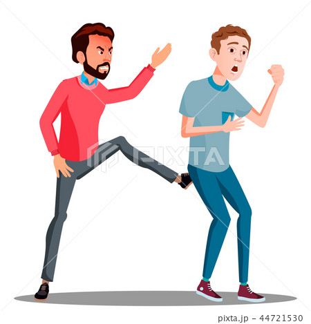 Business Loser Gets A Kick Vector. Isolated Illustration 44721530