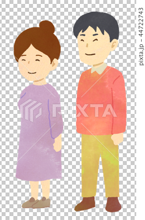 【医療】笑顔の両親 【医療】笑顔の両親 44722743