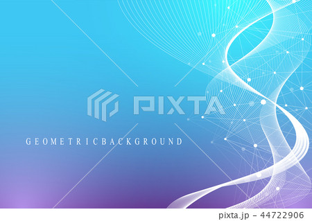 Scientific vector illustration genetic engineering and gene manipulation concept. DNA helix, DNA 44722906