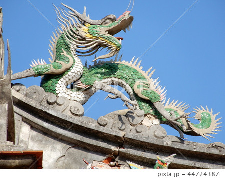 赤嵌楼の屋根飾り 竜 赤嵌楼の屋根飾り 竜 44724387
