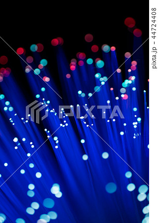 カラフルな光のパーティクルイメージ カラフルな光のパーティクルイメージ 44724408
