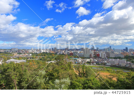 青葉山から見た仙台都市風景 44725915