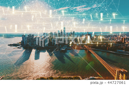 Exclamation Marks with New York City 44727061