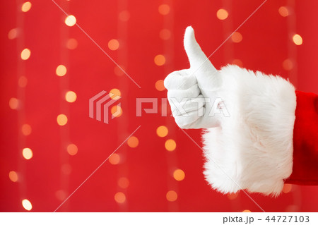 Santa giving thumb up 44727103