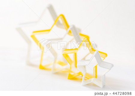 Star shaped pastry cutter on a white background 44728098