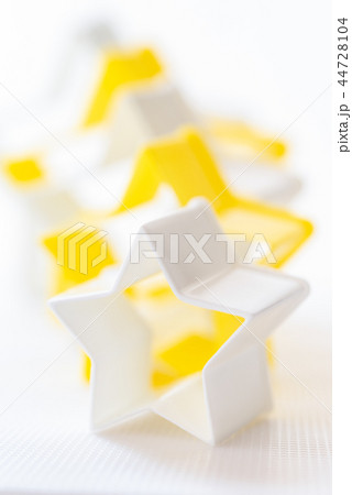 Star shaped pastry cutter on a white background Star shaped pastry cutter on a white background 44728104