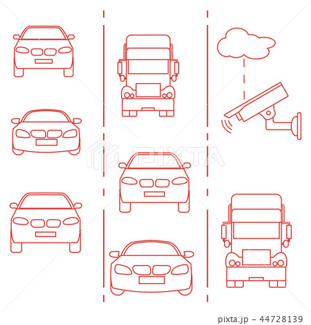 Security camera and traffic 44728139
