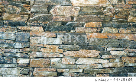 Background of stone wall texture  44729334