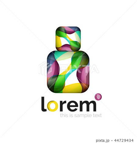 Geometric convergence vector business icon Geometric convergence vector business icon 44729434