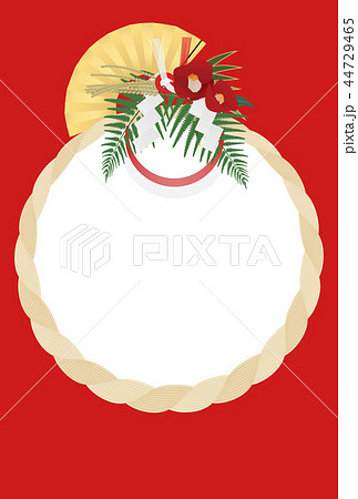 年賀状素材(フォトフレーム) 年賀状素材(フォトフレーム) 44729465