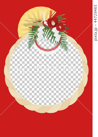 年賀状素材(フォトフレーム) 年賀状素材(フォトフレーム) 44729465