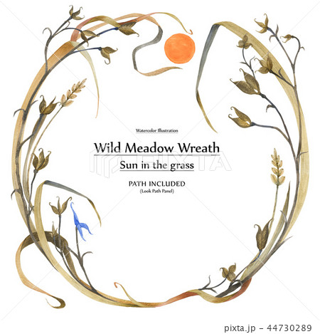 Eco design wreath Sun in the grass 44730289