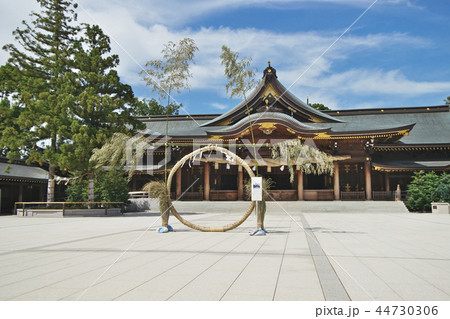 寒川神社　茅の輪くぐり 44730306