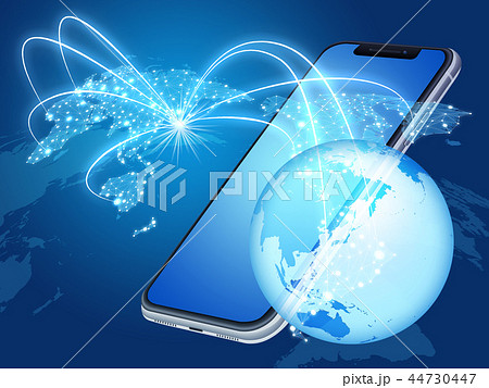 スマートフォン（ネットワーク） 44730447
