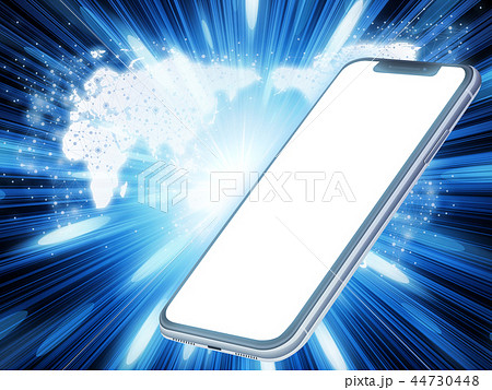 スマートフォン（ネットワーク） 44730448
