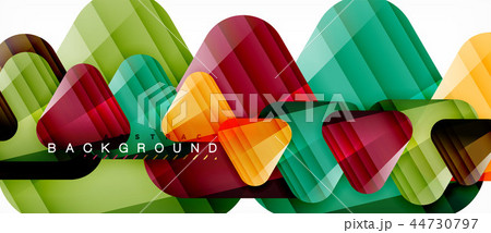 Glass triangles modern geometric composition, abstract background Glass triangles modern geometric composition, abstract background 44730797