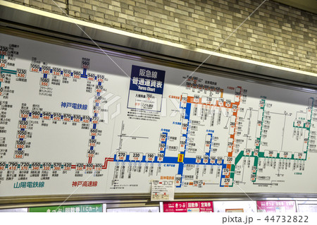 □ 阪急電鉄 常務行路表 ハンドブック 運賃表 阪急沿線案内情報 10点セット