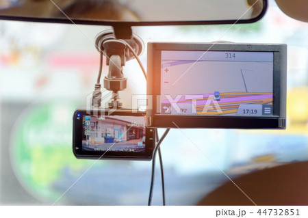The Navigation system in the car at Bangkok, TH. The Navigation system in the car at Bangkok, TH. 44732851
