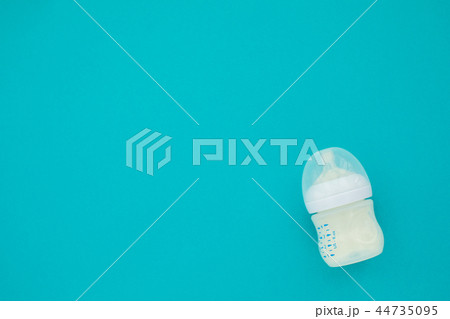 Baby bottle whith mixture milk baby feeding 44735095