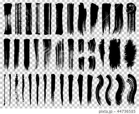 書道 手書き 毛筆イラスト 縦ライン 書道 手書き 毛筆イラスト 縦ライン 44736585