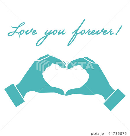 hand making a heart shape Love symbol. 44736876