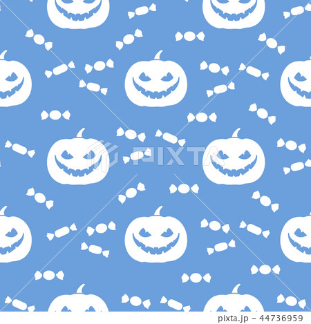 Halloween 2019 seamless pattern Pumpkin, sweets. 44736959