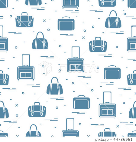 Cute seamless pattern with different bag and 44736961