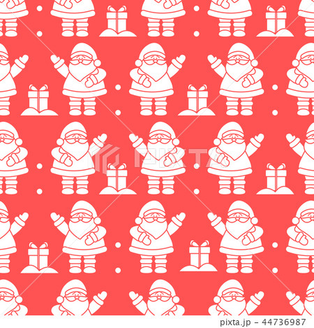 Christmas, New Year 2019 seamless pattern 44736987