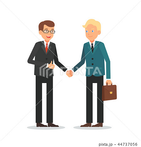 Businessman shaking hands together Businessman shaking hands together 44737056