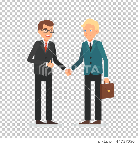 Businessman shaking hands together Businessman shaking hands together 44737056