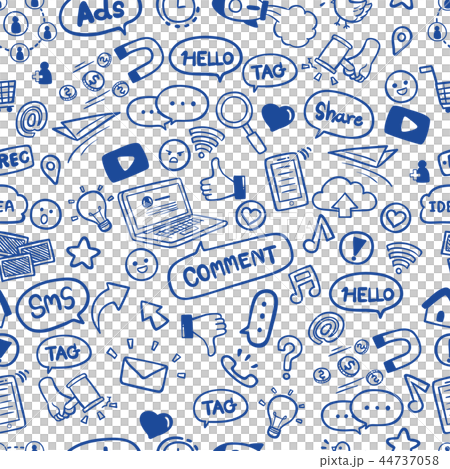Business hand drawn seamless pattern background Business hand drawn seamless pattern background 44737058