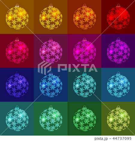 Christmas, New Year s multi-color balls. The color and shade of the picture Depends on the Christmas, New Year s multi-color balls. The color and shade of the picture Depends on the 44737095