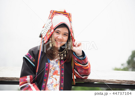 portrait mhong hill tribe woman on the mountain portrait mhong hill tribe woman on the mountain 44737104