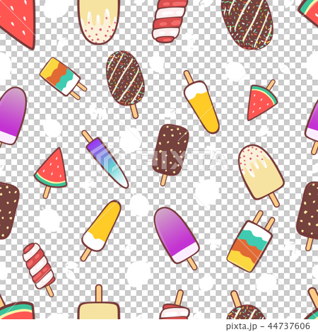 Ice cream seamless pattern background Ice cream seamless pattern background 44737606